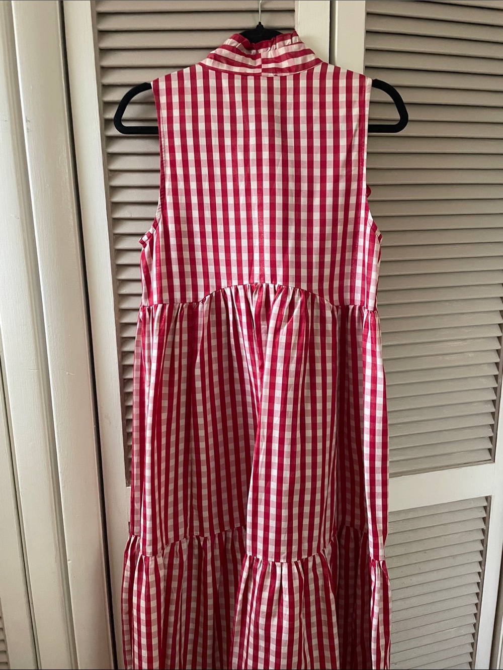 Sister Jane Stables Gingham Bow Midi Dress Sz S - Picture 6 of 6